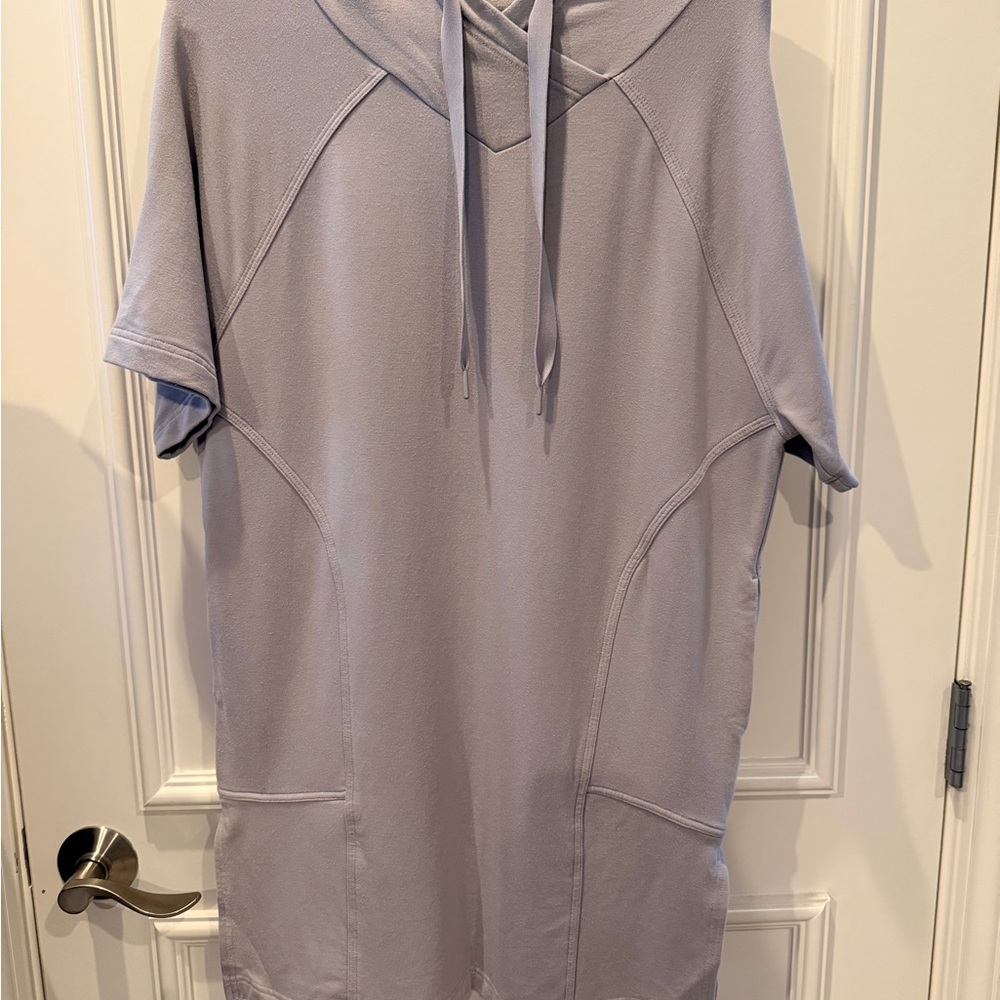 Athleta Lavender Hoodie Dress